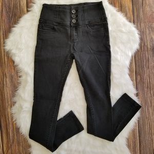 Rock Revolution Womens Sz 27 Black High Rise Jeans